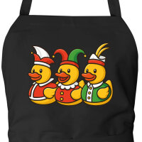Schürze Quietscheente Dreigestirn Gummiente Karneval...
