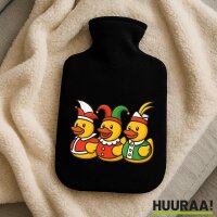 W&auml;rmflasche Quietscheente Dreigestirn Gummiente...