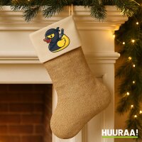 Weihnachtsstrumpf Quietscheente Ninja Gummiente Krieger...