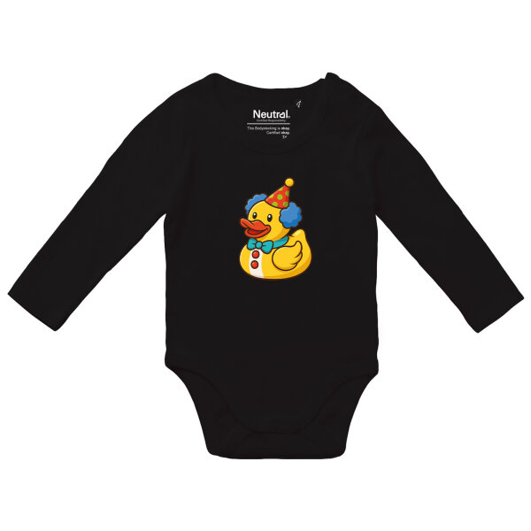 Baby Body Quietscheente Clown Gummiente Zirkus