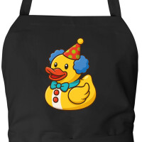 Schürze Quietscheente Clown Gummiente Zirkus mit...