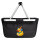 Einkaufskorb faltbar Quietscheente Clown Gummiente Zirkus 20 Liter Black