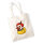 Jutebeutel Quietscheente Horrorclown Gummiente Gruselclown 10 Liter