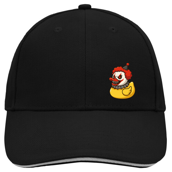 Kappe Quietscheente Horrorclown Gummiente Gruselclown