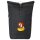 Kurierrucksack Quietscheente Horrorclown Gummiente Gruselclown 30-44 Liter Black Melange