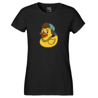 Damen T-Shirt Quietscheente 90er Gummiente 90s