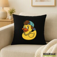 Kissen Quietscheente 90er Gummiente 90s 40x40cm