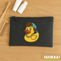 Kulturbeutel Quietscheente 90er Gummiente 90s 1 Liter...