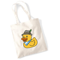 Jutebeutel Quietscheente Bayern Gummiente Oktoberfest 10...