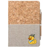 Notizbuch A5 Quietscheente Bayern Gummiente Oktoberfest...