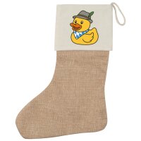 Weihnachtsstrumpf Quietscheente Bayern Gummiente...