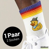 Unisex Socken Quietscheente Bayern Gummiente Oktoberfest...