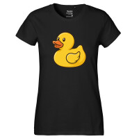 Damen T-Shirt Quietscheente Gummiente Badeente