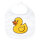 Baby Lätzchen Quietscheente Gummiente Badeente Klettverschluss