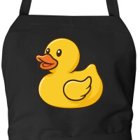 Schürze Quietscheente Gummiente Badeente mit Taschen