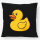 Kissen Quietscheente Gummiente Badeente 40x40cm