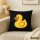 Kissen Quietscheente Gummiente Badeente 40x40cm