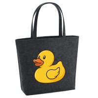 Filzshopper Quietscheente Gummiente Badeente, 22 Liter