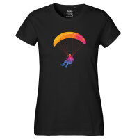 Damen T-Shirt Paragliding Gleitschirmfliegen