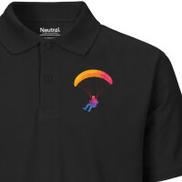 Herren Polo Shirt Paragliding Gleitschirmfliegen