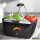 Einkaufskorb faltbar Paragliding Gleitschirmfliegen 20 Liter Black