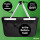 Einkaufskorb faltbar Paragliding Gleitschirmfliegen 20 Liter Black