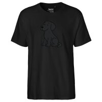 Herren T-Shirt Labrador Retriever Schwarzer Labbi