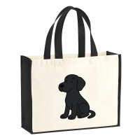 Jutetasche brauner Labrador Retriever Chocolate Labi...
