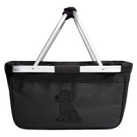 Einkaufskorb faltbar brauner Labrador Retriever Chocolate...