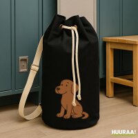 Seesack Labrador Retriever Chocolate Labbi 20 Liter Black