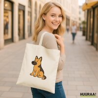 Jutebeutel Deutscher Schäferhund Schäfi Comic...