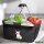 Einkaufskorb faltbar Französische Bulldogge Frenchie Comic 20 Liter Black