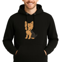 Unisex Hoodie Yorkshire Terrier Yorkie Comic