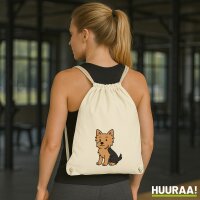 Turnbeutel Yorkshire Terrier Yorkie Comic 12 Liter