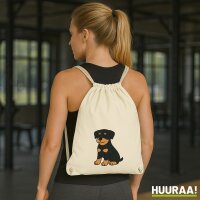 Turnbeutel Rottweiler Rotti Comic 12 Liter