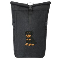 Kurierrucksack Rottweiler Rotti Comic 30-44 Liter Black...