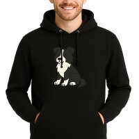Unisex Hoodie Border Collie Border Comic