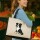 Jutetasche Border Collie Border Comic 21 Liter Black