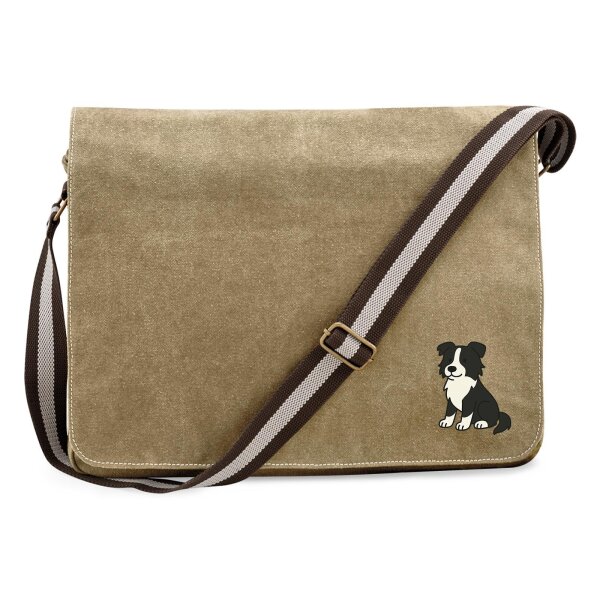 Umhängetasche Border Collie Border Comic 14 Liter