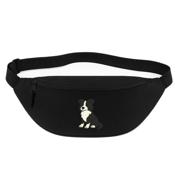 Bauchtasche Border Collie Border Comic 2,5 Liter Black