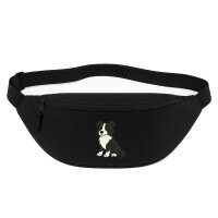 Bauchtasche Border Collie Border Comic 2,5 Liter Black