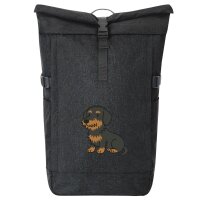 Kurierrucksack Rauhaar Dackel Sausage Dog Comic 30-44...
