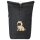 Kurierrucksack Mops Pug Comic 30-44 Liter Black Melange
