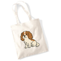 Jutebeutel Cavalier King Charles Spaniel Cavie Comic 10...