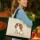 Jutetasche Cavalier King Charles Spaniel Cavie Comic 21 Liter Black