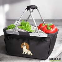 Einkaufskorb faltbar Cavalier King Charles Spaniel Cavie...