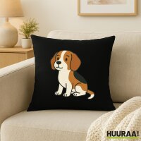 Kissen Beagle Comic Beagie 40x40cm