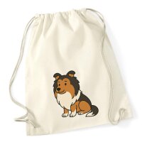 Turnbeutel Shetland Sheepdog Comic Sheltie 12 Liter