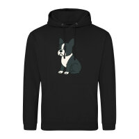 Unisex Hoodie Boston Terrier Comic Bostonie