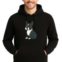 Unisex Hoodie Boston Terrier Comic Bostonie